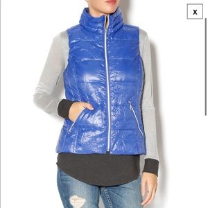 Coatology blue puff vest